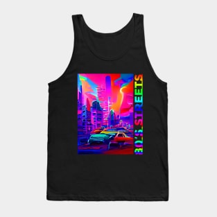 80's Street design neon color Tank Top